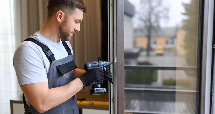 Sliding Screen Door Handle Repair in Delray Beach, FL