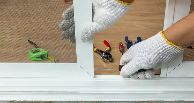 Sliding Glass Door Off Rails Repair in Delray Beach, FL