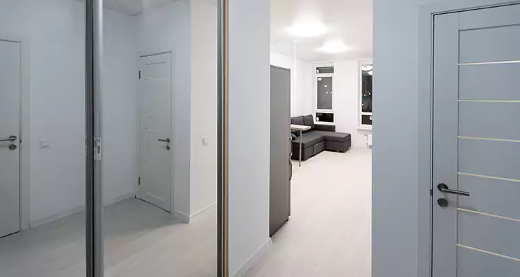 Modern Mirrored Closet Doors Repair in Delray Beach, FL