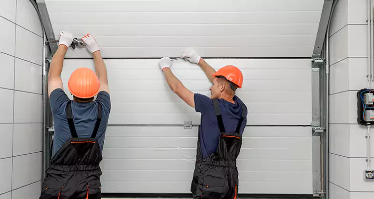 Garage Door Bottom Panel Repair in Delray Beach, FL
